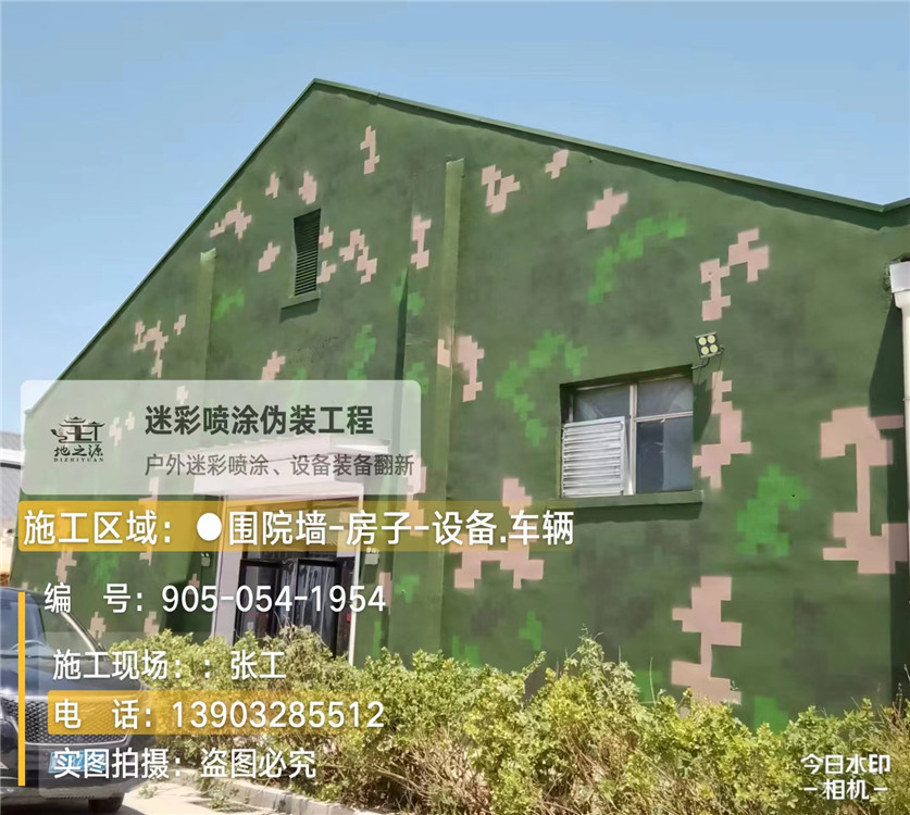 青海外墙数码迷彩漆施工报价清单（100㎡标准墙面测算）